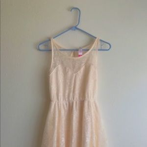 Off-white flare Mini Dress